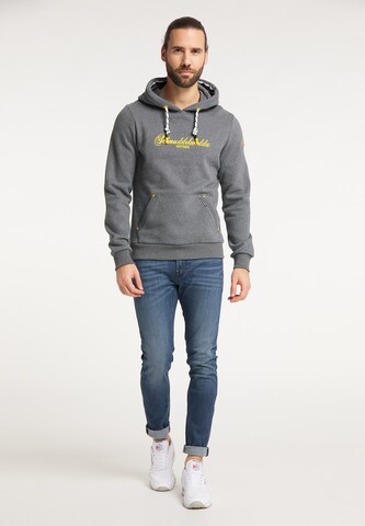 Schmuddelwedda Hoodie 'Ostsee' in Grau