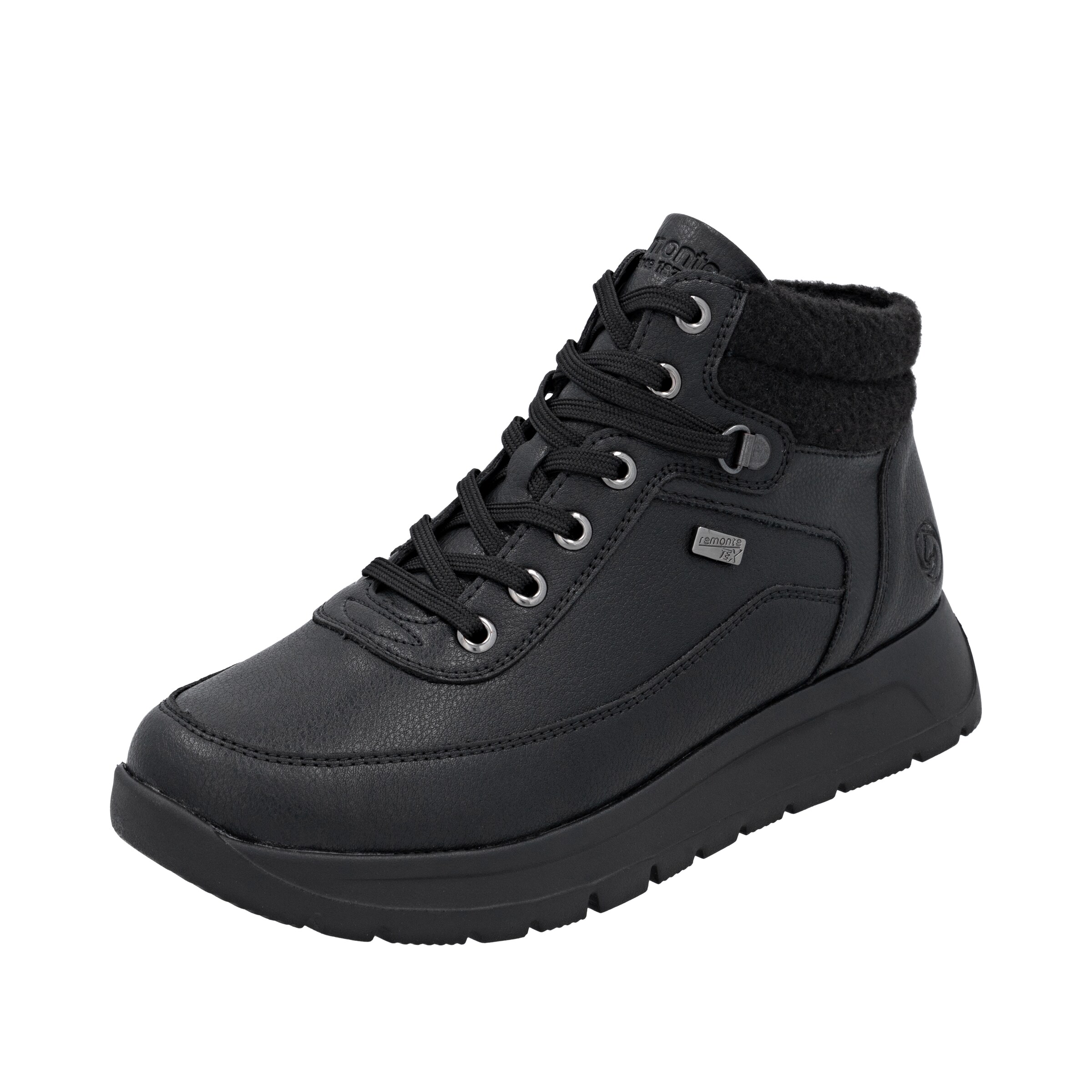 REMONTE Bottines à lacets en 36 en noir, Vue avec produit