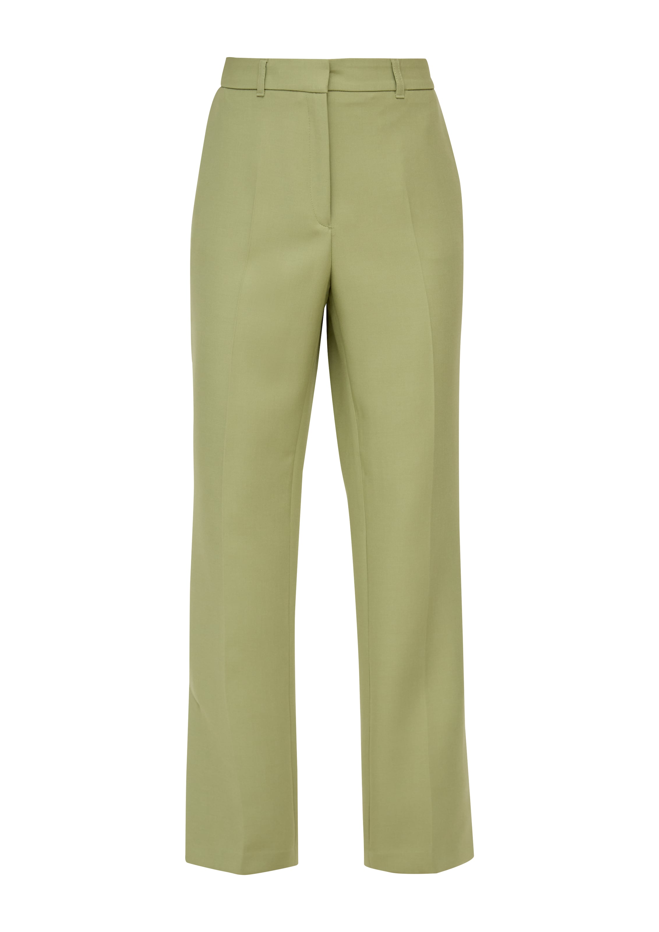 s.Oliver BLACK LABEL Regular Pantalon in Groen: voorkant