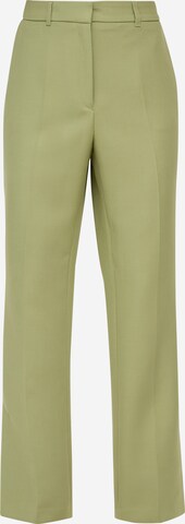 s.Oliver BLACK LABEL Regular Pleated Pants in Green: front