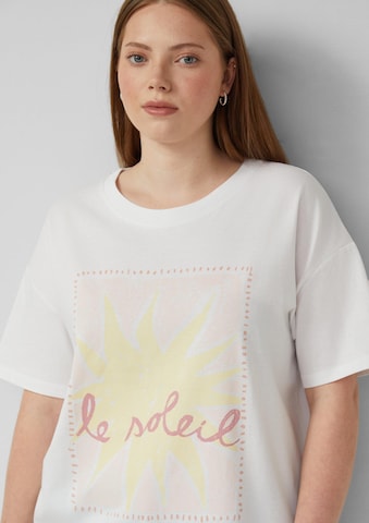 T-shirt QS en blanc