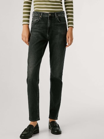 Pepe Jeans - Tapered Vaquero 'Violet' en negro: frente