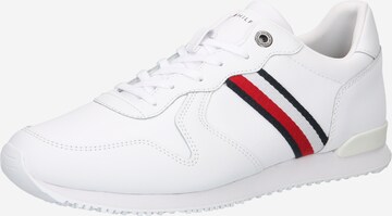 TOMMY HILFIGER Platform trainers in White: front