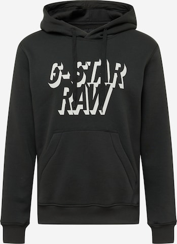 G-Star RAW Sweatshirt in Schwarz: predná strana