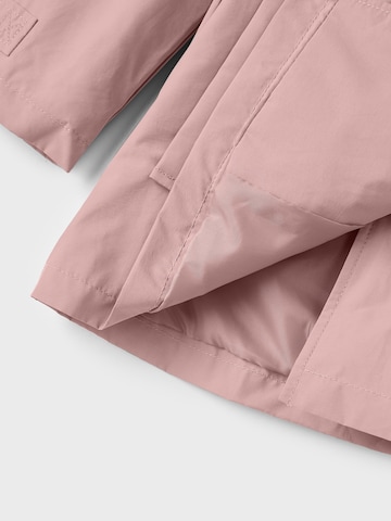 NAME IT Pitkä takki 'Maiyo' värissä vaaleanpunainen