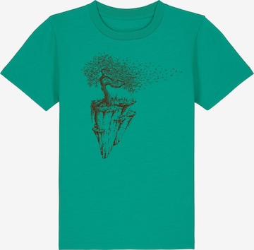 Life-Tree Shirt 'Maple Island' in Green: front
