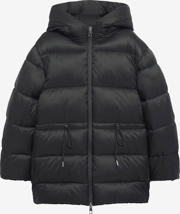 MANGO Winter Jacket 'Nepal' in Black: front