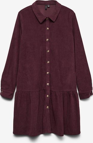 VERO MODA Shirt dress 'VMCleo' in Red: front