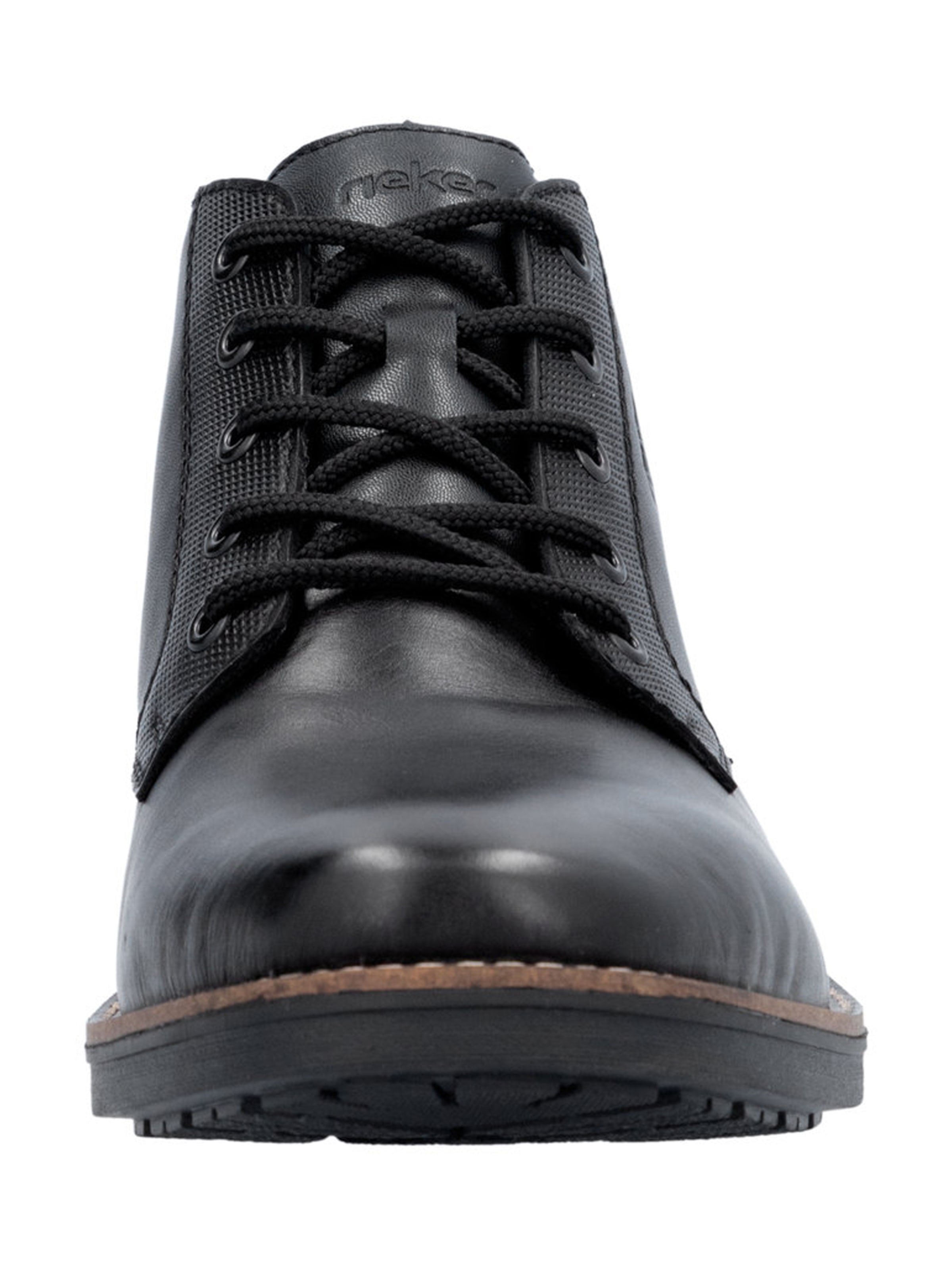 RiekerČizme na vezanje - crna boja