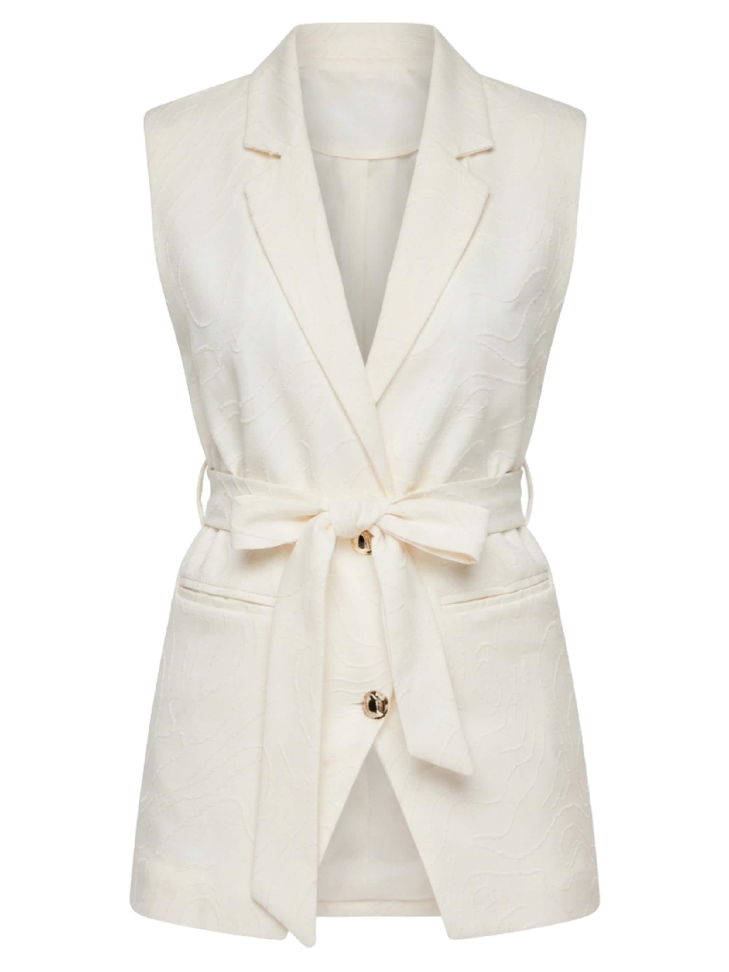 Gilet Ombre en beige : devant