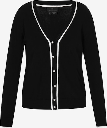 DreiMaster Klassik Strickjacke in Schwarz: Vorderseite