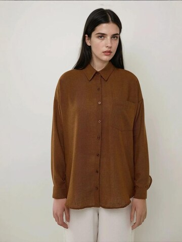 Camicia da donna di Hiccup in marrone