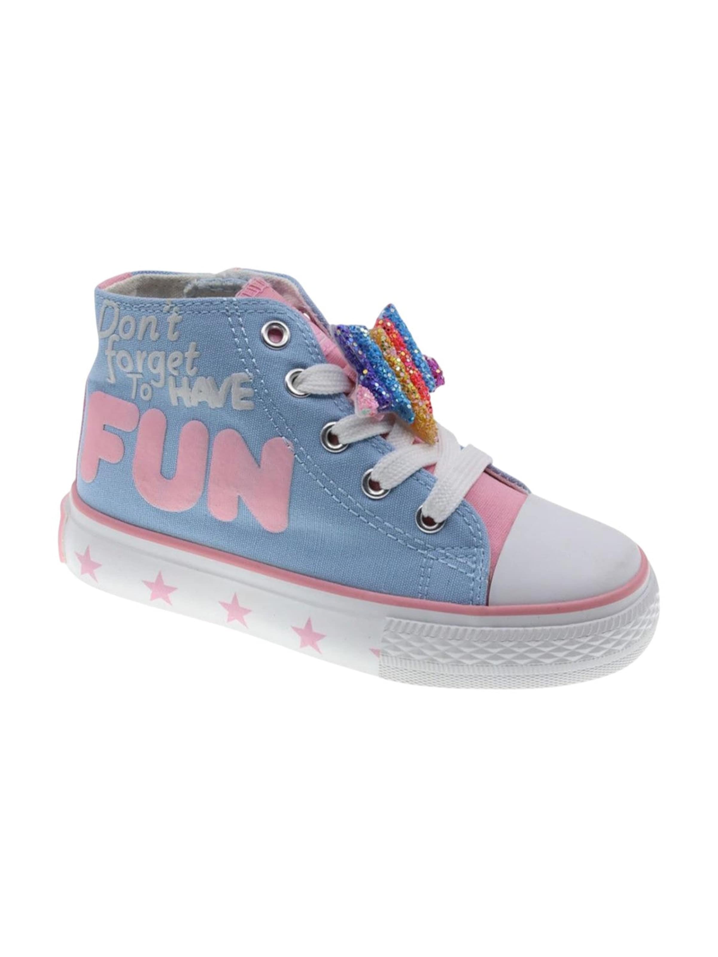 Beppi Sneakers 'Canvas Boot' in Blauw: voorkant