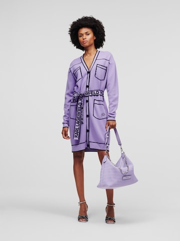 Cardigan Karl Lagerfeld en violet