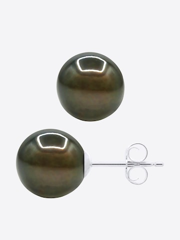 Ateliers Saint Germain - Pendientes 'NUI' en gris: frente
