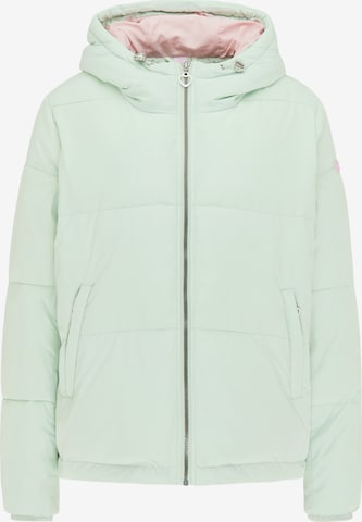 MYMO Between-Season Jacket in Green: front