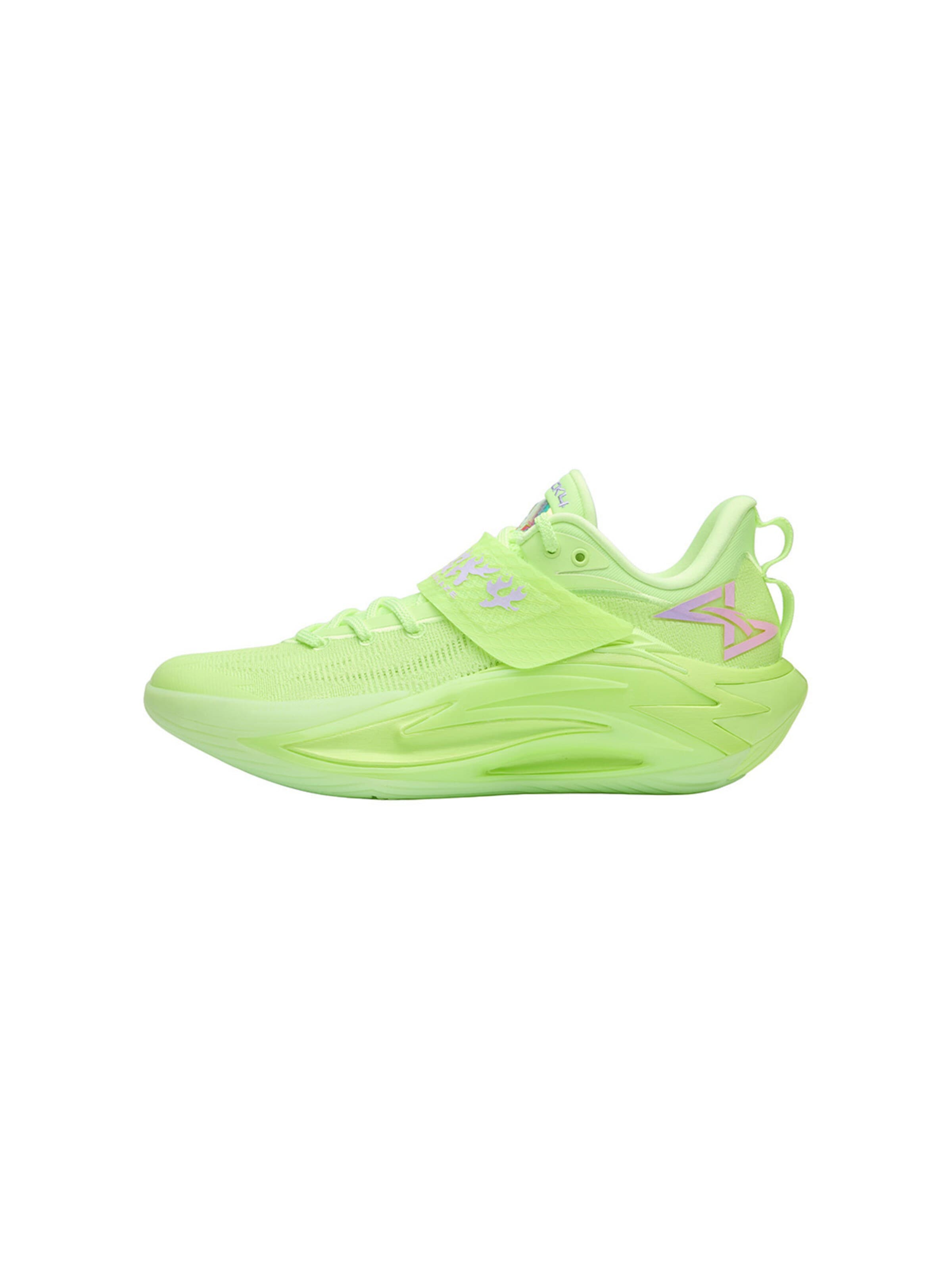 ANTA Sportschuh 'Anta Shock Wave 7.0 Pro Basketball Shoes'‌‌‌ in Grün: Vorderseite
