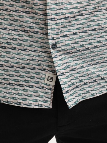 Gabbiano Shirt 'modern' in Blue