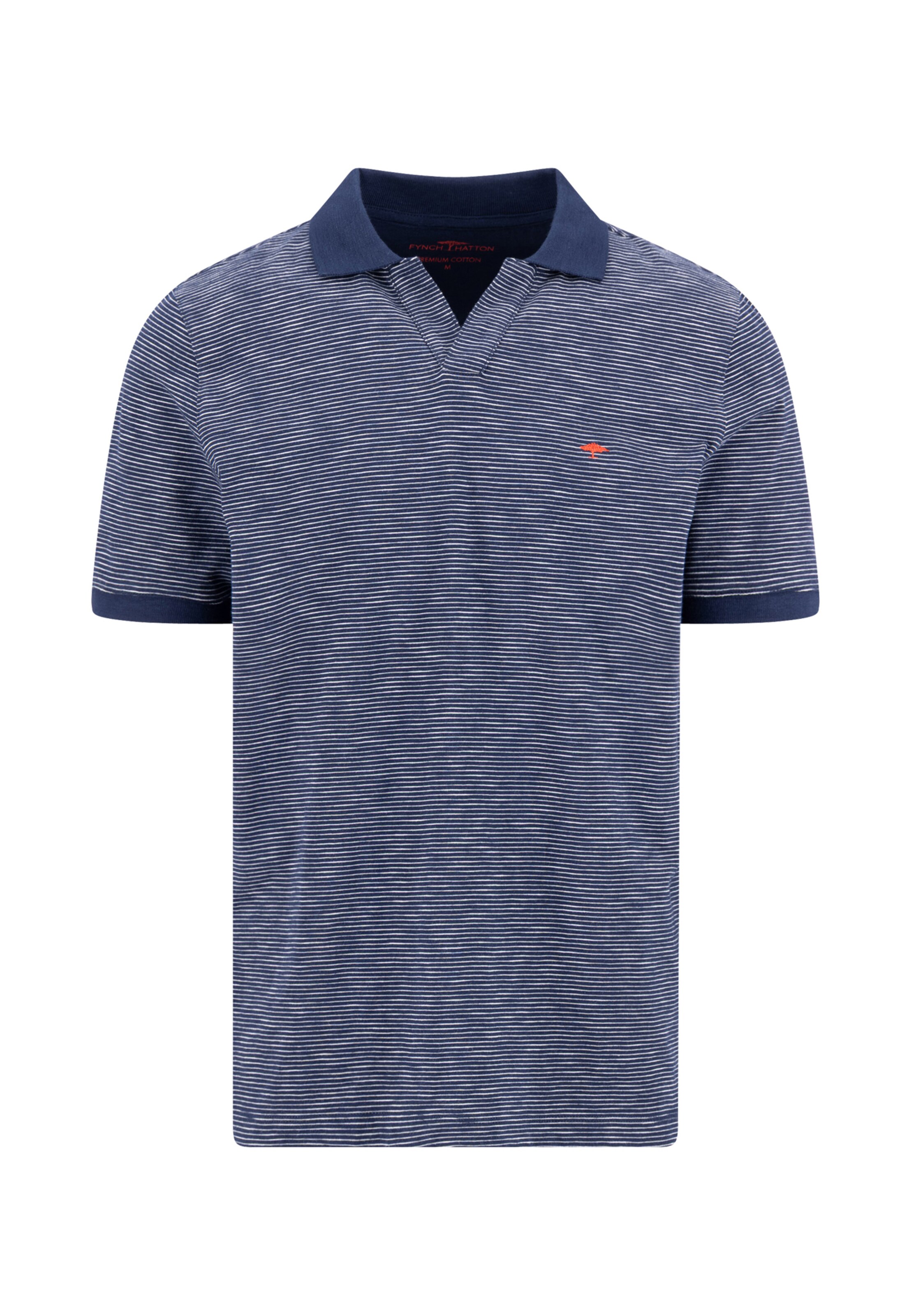 FYNCH-HATTON Poloshirt in Blau: Vorderseite