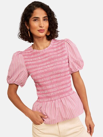 love & roses - Blusa en rosa: frente