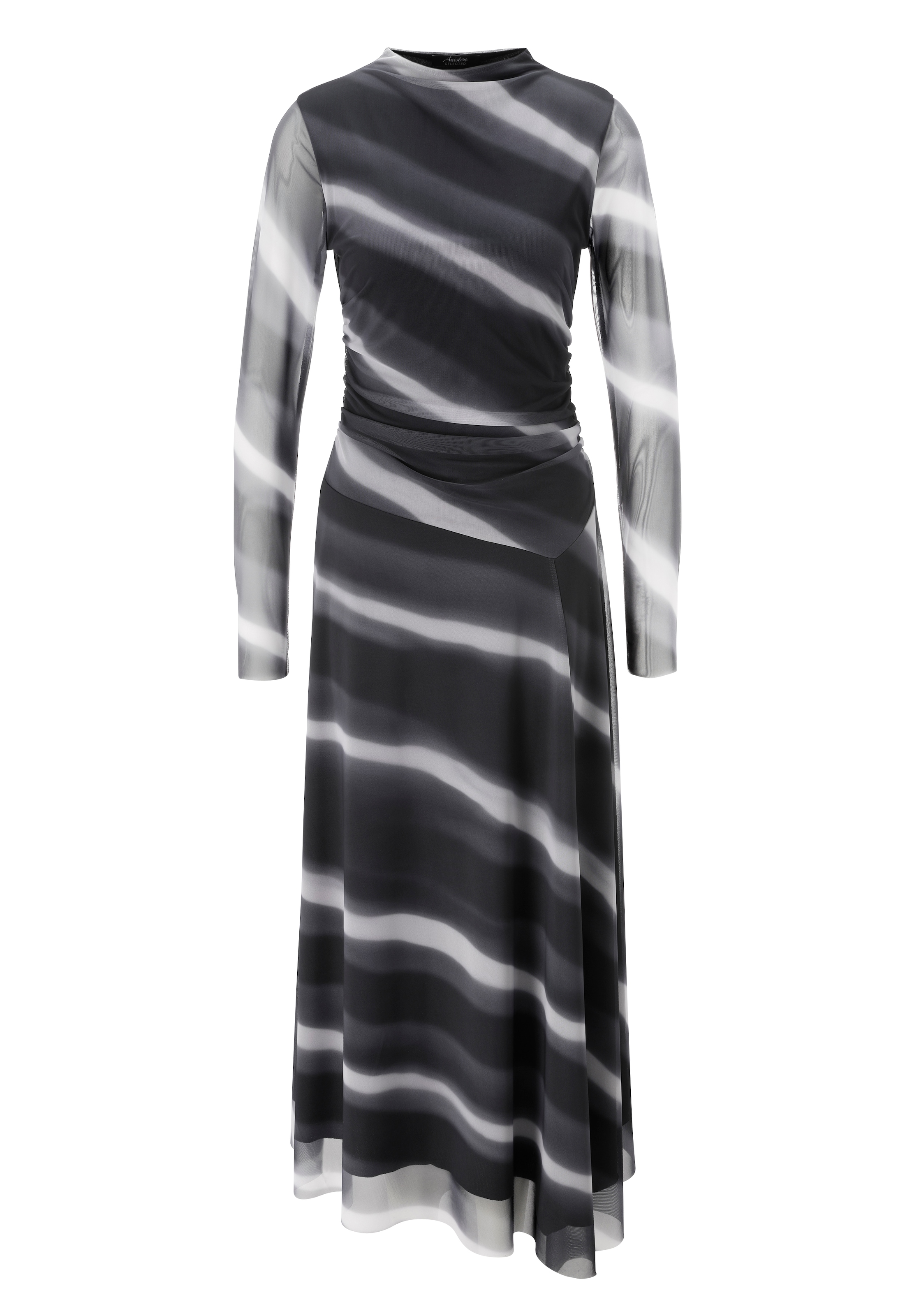 Aniston SELECTED Dress in 36 in Light grey / Dark grey / Black, Item view