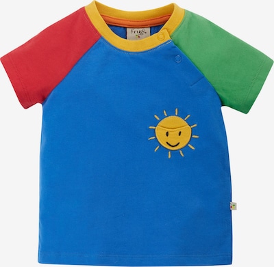 Frugi Camiseta 'Rafe' en azul cielo / amarillo / verde claro / rojo / negro, Vista del producto