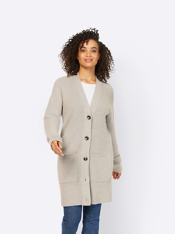 heine Strickjacke in Beige: predná strana