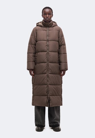 Manteau d’hiver 'JREBWALLY' JJ Rebel en marron : devant