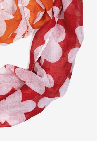 Cassandra Accessoires Tube Scarf 'Flora' in Red