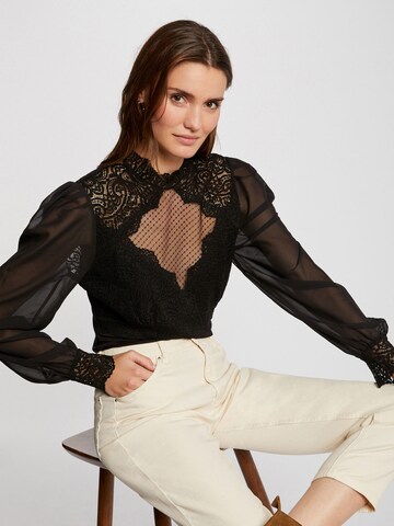 Morgan - Body de blusa en negro