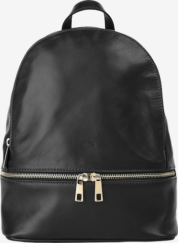 Sac à dos piké en noir : devant