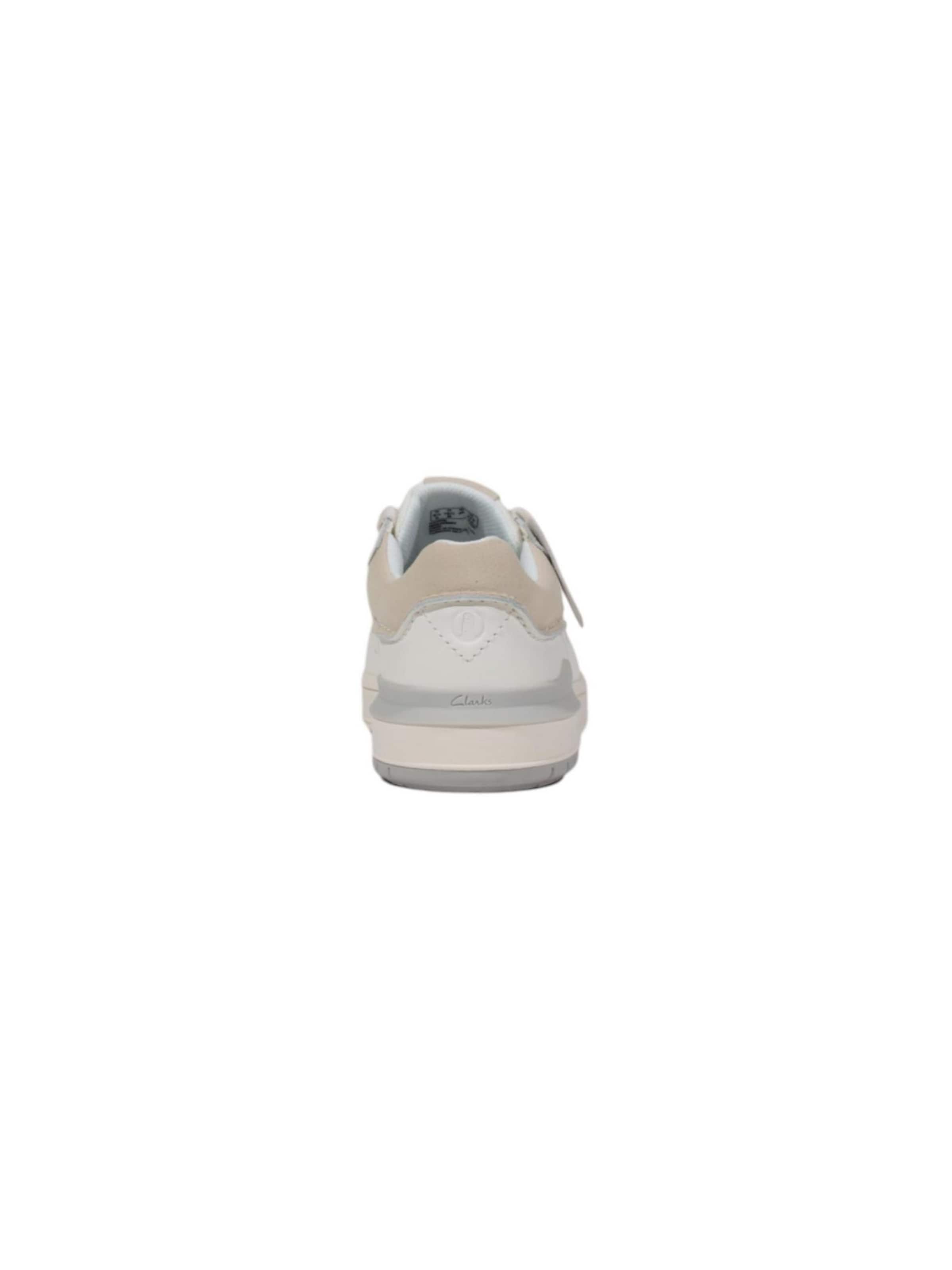 Sneaker bassa 'COURTLITE2 RUN 26181325' di CLARKS in bianco