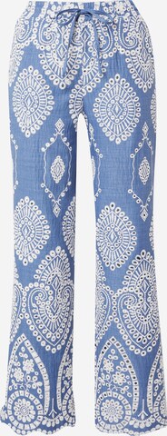 SISTERS POINT Loose fit Pants 'GILMA-PA' in Blue: front