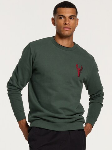ShiwiSweater majica 'Lobster' - zelena boja: prednji dio