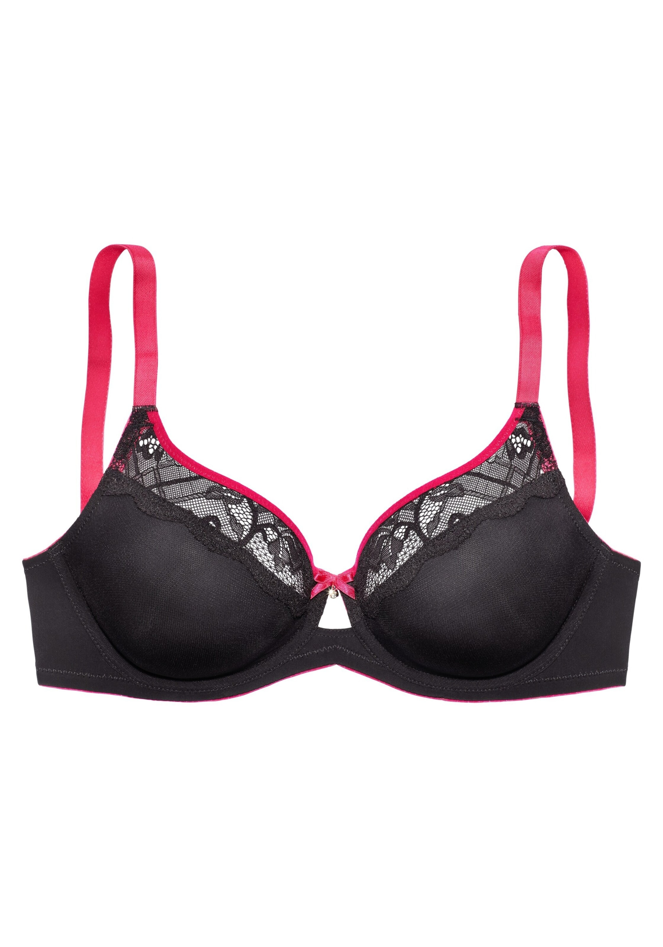 VIVANCE Rinnahoidja, värv must: eest vaates