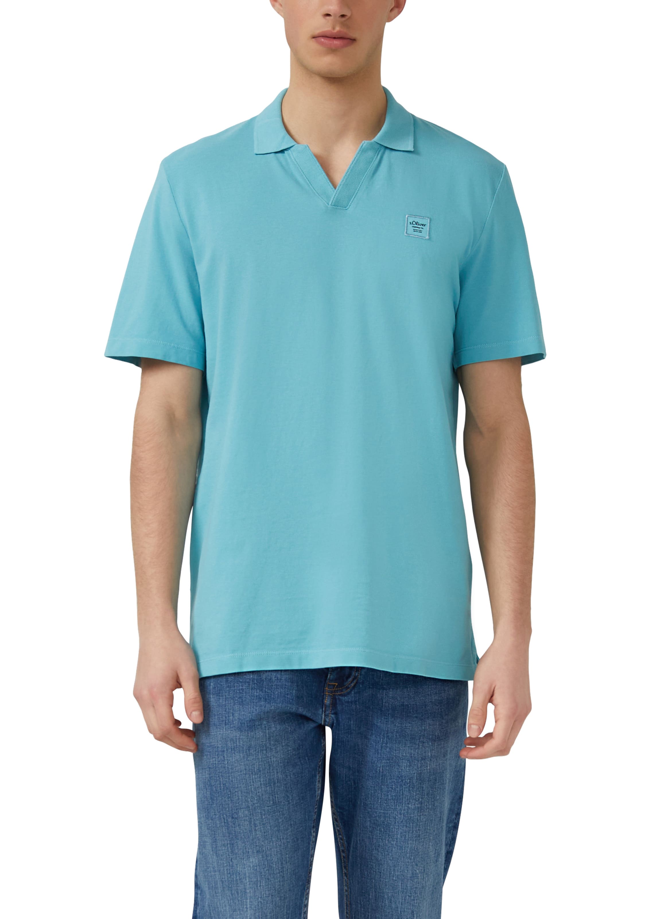 s.Oliver Poloshirt in Blau