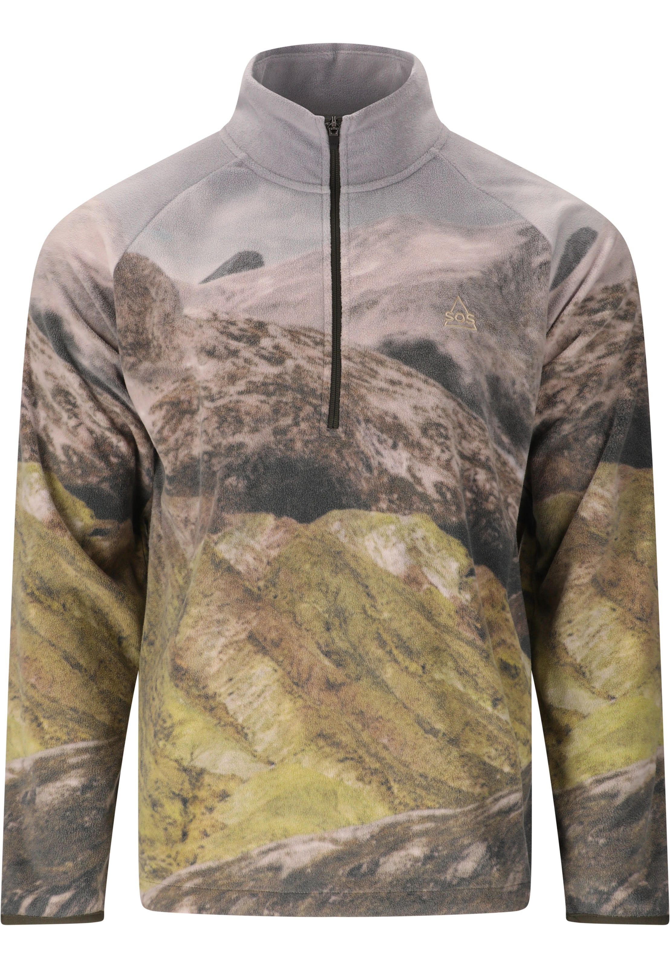 SOS Functioneel shirt 'Exo' in Grijs: voorkant