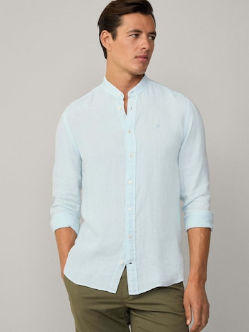 Hackett London Regular Fit Hemd in Blau: Vorderseite
