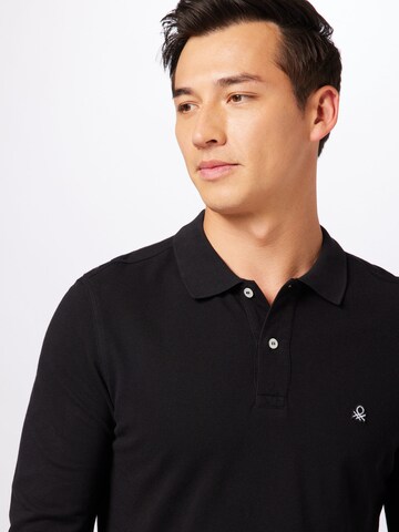 UNITED COLORS OF BENETTON Shirt in Black