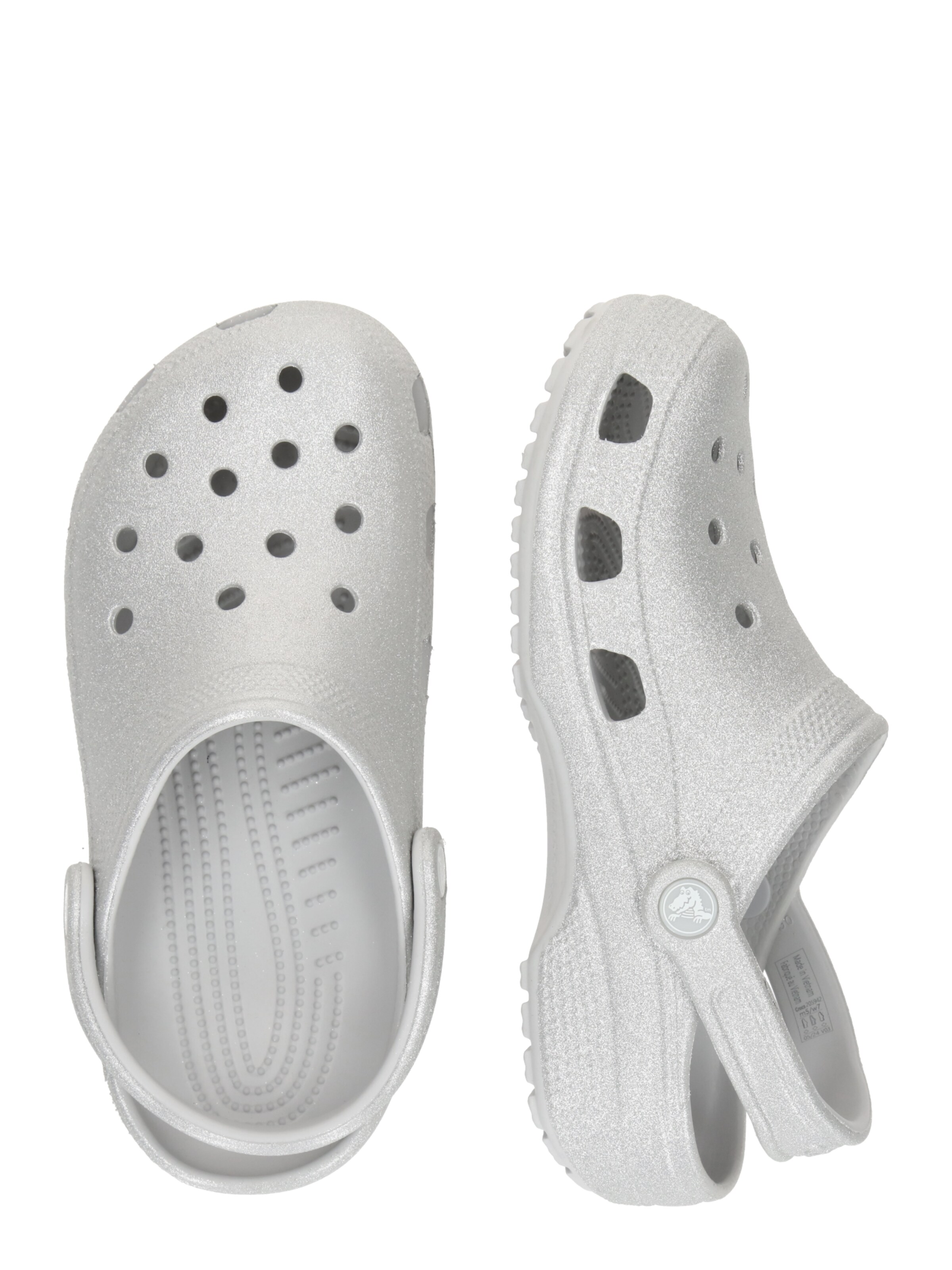 Saboţi de la Crocs pe gri