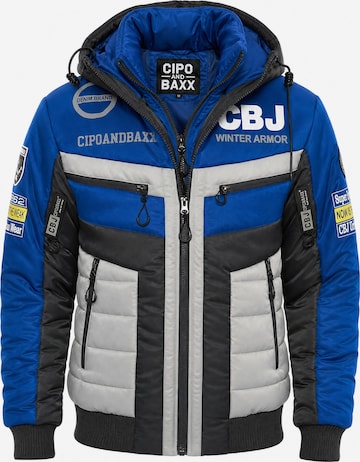 Veste d’hiver CIPO & BAXX en bleu : devant