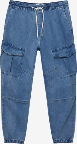 Effilé Jeans cargo Pull&Bear en bleu : devant