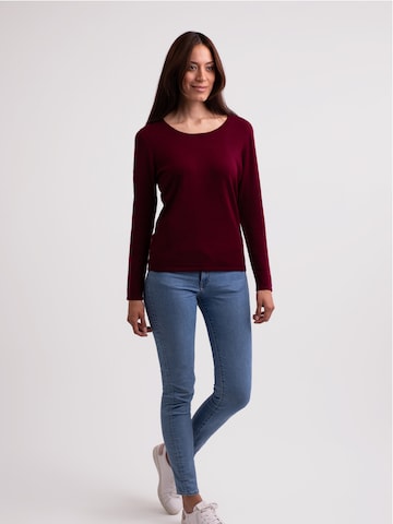 CASH-MERE.CH Pullover i rød