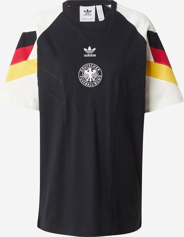 ADIDAS ORIGINALS T-Shirt 'DFB EM24' in Schwarz: predná strana