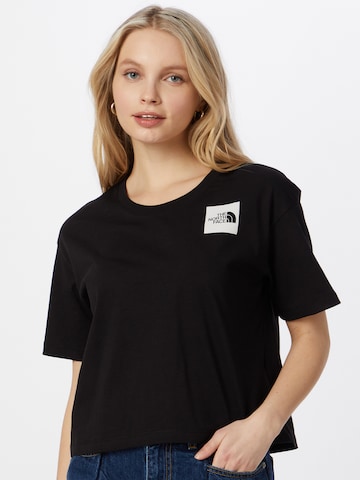 Tricou 'Fine' de la THE NORTH FACE pe negru: față