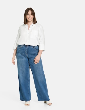 SAMOON Wide leg Τζιν σε μπλε