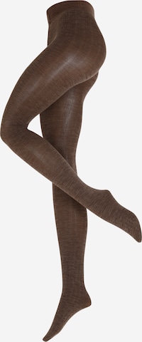 Swedish Stockings Tights in Brown: front