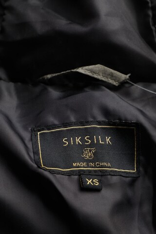 SikSilk Puffer Jacke XS in Grün
