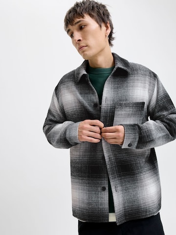 JACK & JONES Regular Fit Hemd in Schwarz