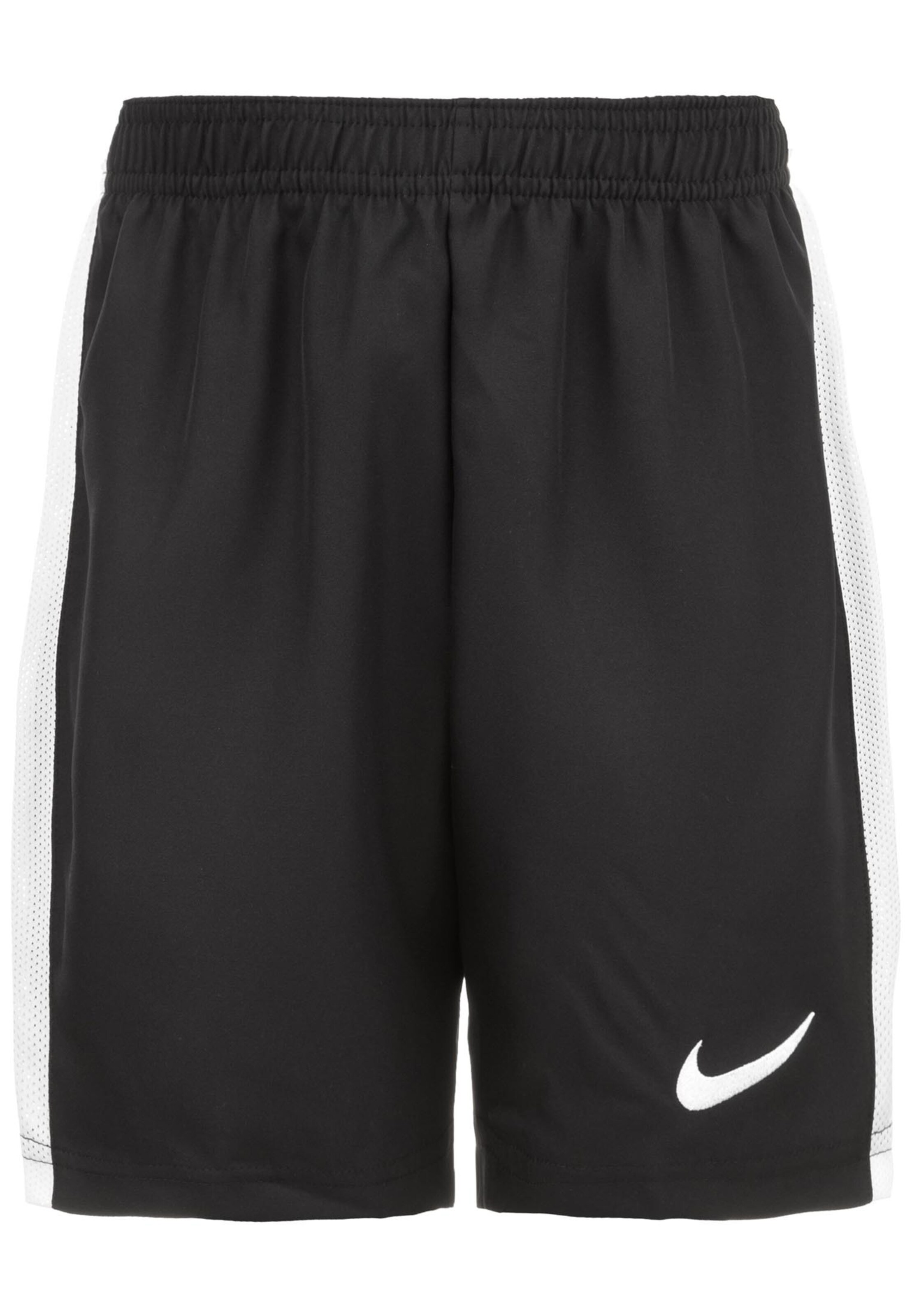 NIKE Szabványos Sportnadrágok - fekete: elől